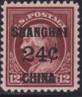 US Shanghai Overprints #K11a LH VF